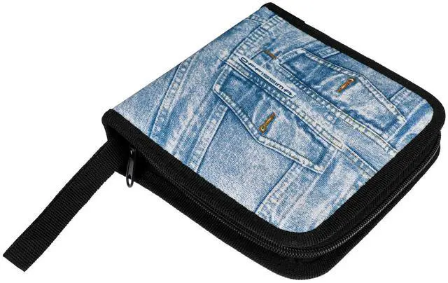 Main image of CD Case CD DVD Holder 40 Capacity DVD Storage Case CD Cases For Car CD Organizer Binder CD Book DVD Holders Storage Cases CD Wallet With Sleeves Small CD Carrying Box Disc Booklet For Home Travel
