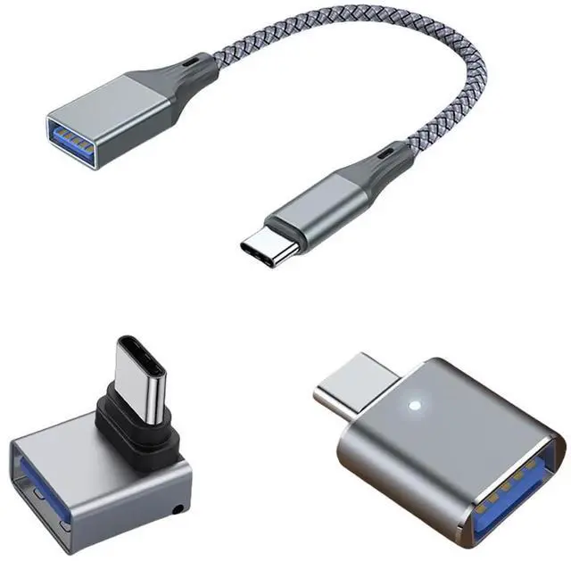 Main image of 3Pcs Upgraded USB C to USB Adapter, High-Speed Data Transfer, USB Converter,USB C Male to USB 3.0 Female OTG Adapter for Apple 16 15, Mac, Tablet, Notebook, and More Type C Devices