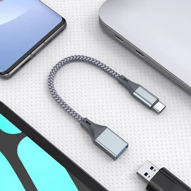 Alt view image 6 of 6 - 3Pcs Upgraded USB C to USB Adapter, High-Speed Data Transfer, USB Converter,USB C Male to USB 3.0 Female OTG Adapter for Apple 16 15, Mac, Tablet, Notebook, and More Type C Devices