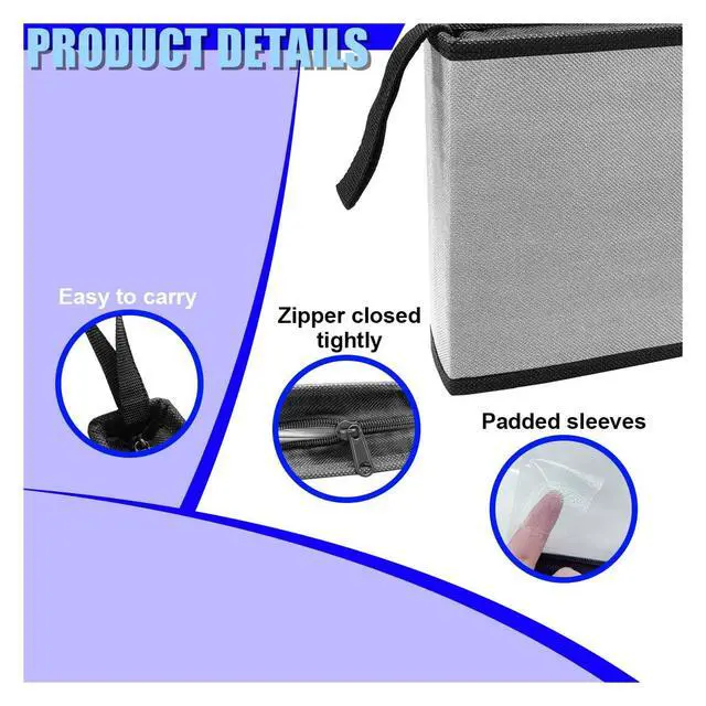 Alt view image 5 of 6 - Car CD Case Holder, 40 Capacity DVD Disc Organizer Wallet with Zipper, Portable Hard Plastic CD Storage Binder, Universal DVD Protective Accessories for Car, Home, Travel, Office (Gray)
