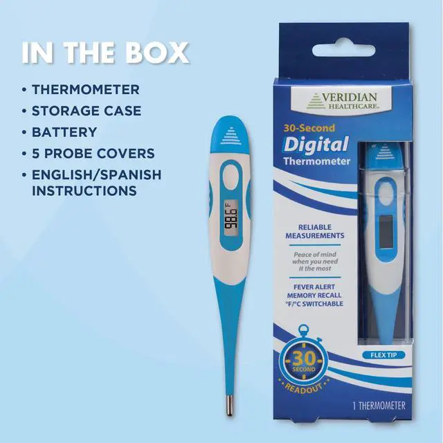 Alt view image 7 of 7 - Rectal Digital Thermometer Stick Digital Display 08-355 1 Each