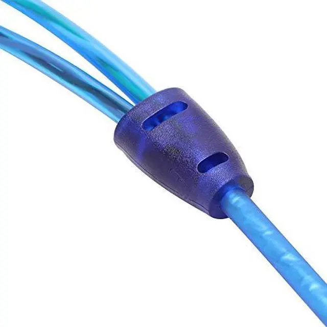 Alt view image 5 of 5 - RCA Y Adapter Connector 1 Female to 2 Male, Car Audio RCA Splitter Adapter Cable, Blue (2 Pack)