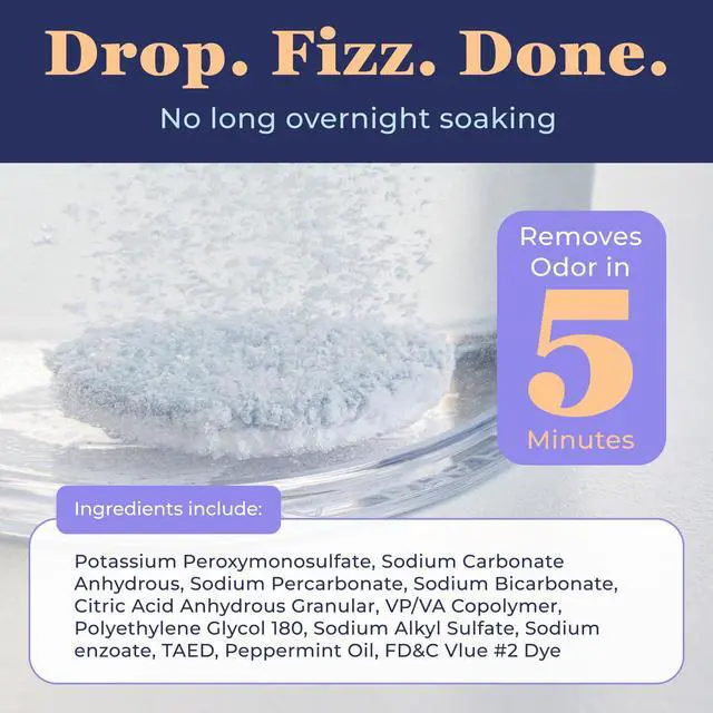Alt view image 2 of 7 - Retainer Cleaner - 120 Retainer Cleaning Tablets for Aligners