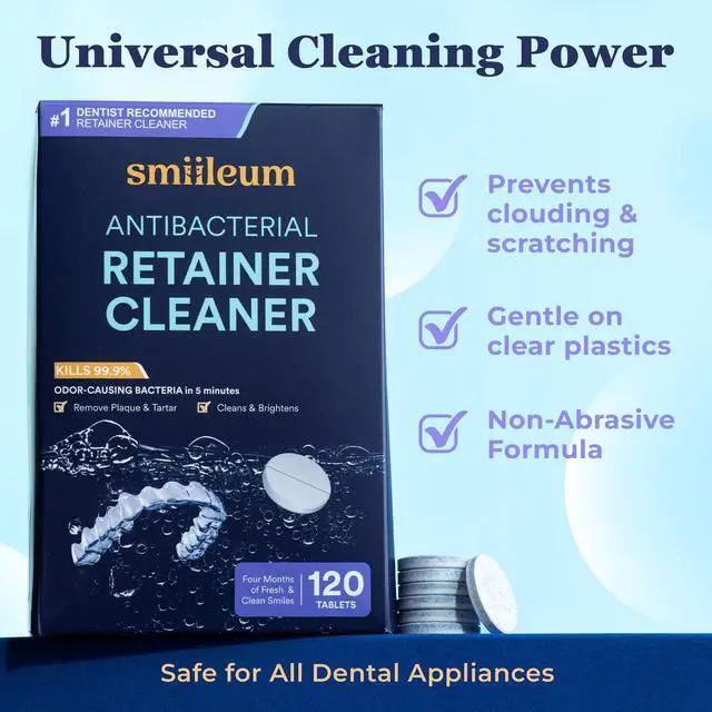 Alt view image 4 of 7 - Retainer Cleaner - 120 Retainer Cleaning Tablets for Aligners