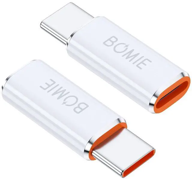 Main image of Light-ning to USB C Adapter 2 Pack,27W PD Fast Charging 480Mbps Data Transfer,USB Type C to Light-ning Converter for Phone 15/16/17 Series,Pad Pro,Ga-laxy,Not for Headphones/OTG/Flash Drive/Pencil
