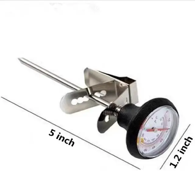 Alt view image 2 of 6 - Milk Frothing Thermometer for Coffee Chocolate Cappuccino Frothy Milk Foam Stainless Steel Thermometer Latte Art Pen