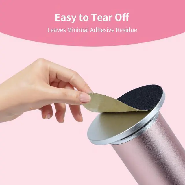 Alt view image 5 of 6 - 120pcs Replaceable Sandpaper for Electric Foot Callus Remover, Fine 180-Grit Electric Foot File Replacement Pads