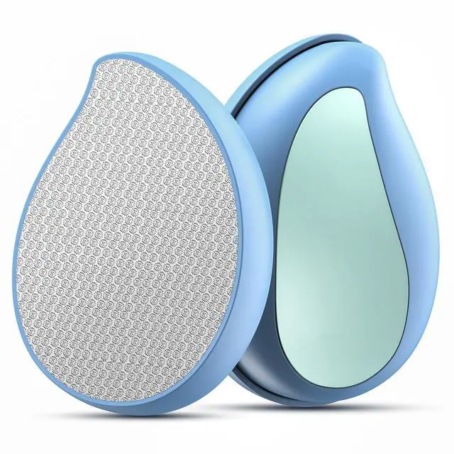 Main image of Nano Glass Foot File Callus Remover for Feet - Glass Foot Scraper Scrubber Dead Skin Removal for Cracked Heels,Professional Pedicure Tool for Home, Salon, and Travel (Blue)