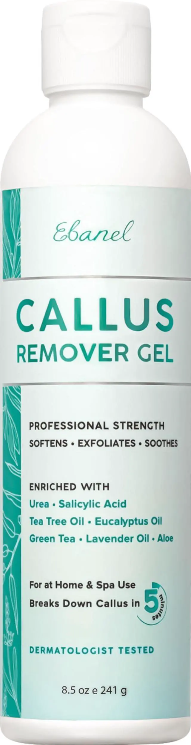 Main image of Professional Callus Remover for Feet with 20% Urea, Epsom Salt, Salicylic Acid, Glycolic Acid, Heel Toe Foot Callus Remover Gel Peel Exfoliator Dead Skin Removal for Feet, Cracked Heel Repair