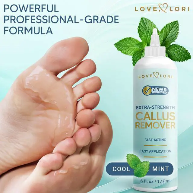 Alt view image 2 of 7 - Feet (Extra Strength) Foot Callus Remover Gel - Pedicure Tools for Feet Scrubber Foot Care Spa Essentials, 6oz