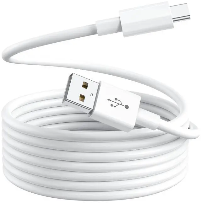 Main image of 15ft USB A to USB C Car Carplay Cable for iPhone 17/17 Air/16/16e/15 Pro Max Plus Cord, Long USB to USB C Fast Charging Cable for Samsung Galaxy S25 S24 S23/ iPad Pro/Air, Type-C Charger Cord