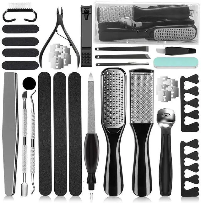 Main image of 36 in 1 Pedicure Kit, Professional Pedicure Tools Foot Rasp Foot Dead Skin Remover for Home & Salon Care