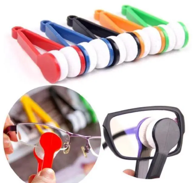 Main image of 5Pcs Spectacle Glass Cleaner Eye Glasses Lens Cleaner Microfiber Cleaning Cloth Wipes Eyeglass Microfiber Brush Portable Magnetic Glass Lens Cleaner Glasses Cleaning Accessories Eyeglass Cleaning