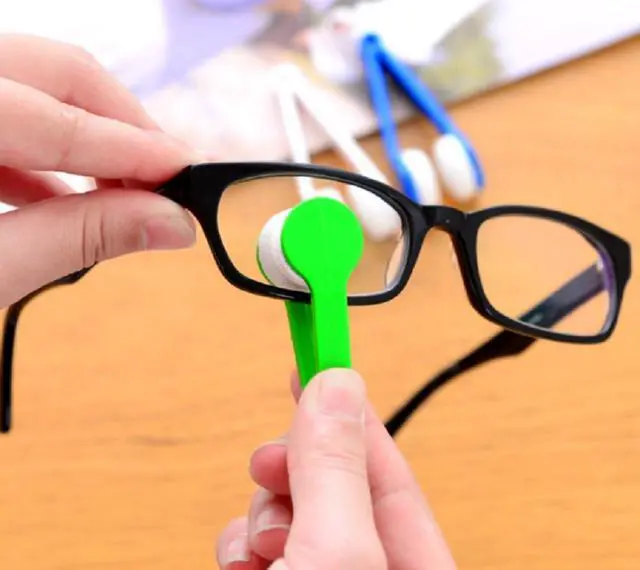 Alt view image 7 of 7 - 5Pcs Spectacle Glass Cleaner Eye Glasses Lens Cleaner Microfiber Cleaning Cloth Wipes Eyeglass Microfiber Brush Portable Magnetic Glass Lens Cleaner Glasses Cleaning Accessories Eyeglass Cleaning