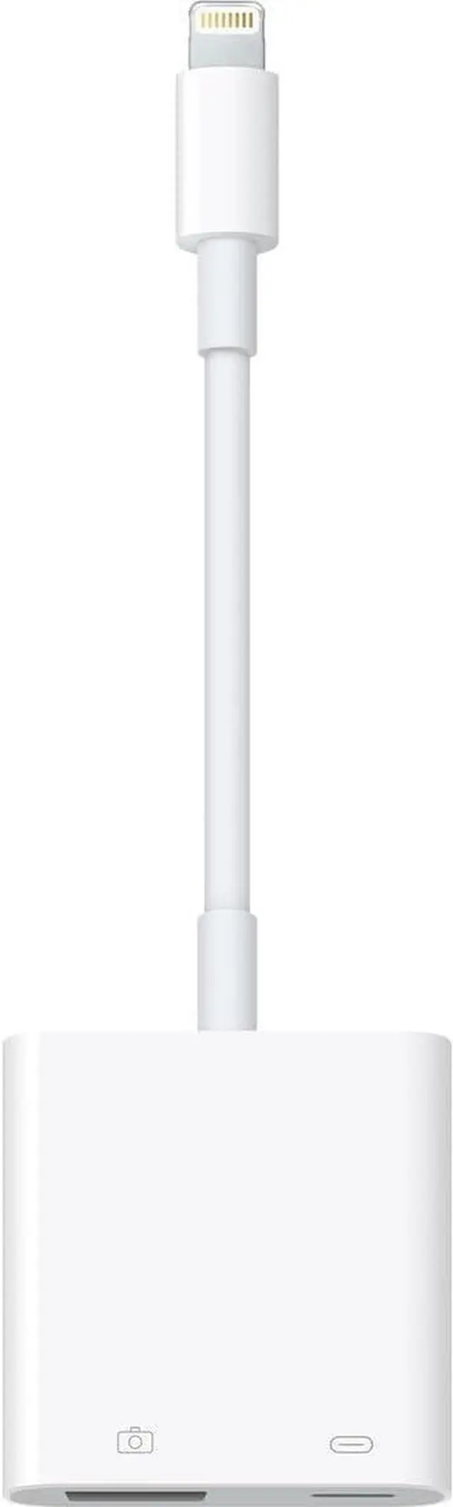 Main image of Apple Lightning to USB Camera Adapter, USB 3.0 OTG Cable for iPhone/iPad to Connect Card Reader, USB Flash Drive, U Disk, Keyboard, Mouse, Hubs, MIDI, Plug & Play (White#)