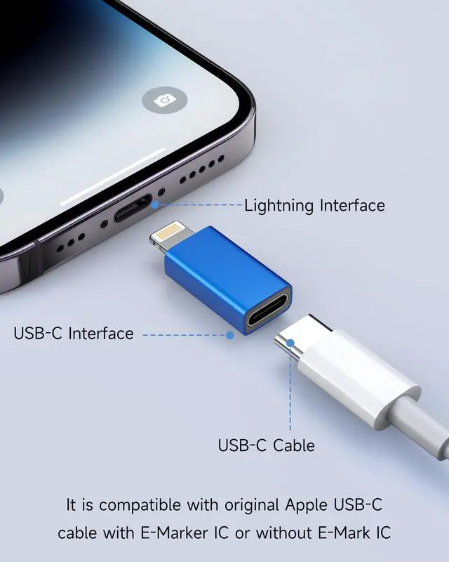 Alt view image 4 of 7 - MFi Certified USB C to Lightning Adapter 4-Pack, 27W Fast Charging & Data Sync, Lightning to USB Type C Cable Adapter Compatible with iPhone 14/13/12/Pro/Max, iPad, AirPods, with Anti-Loss Lanyard