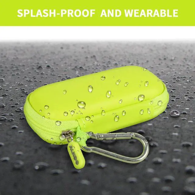 Alt view image 5 of 7 - USB Flash Drive Case, SD Card Holder Compatible with Thumb Drive, Memory Cards, SDXC SDHC Storage Bag, Electronic Accessories Organizer for SanDisk for Samsung for Inland (Green)