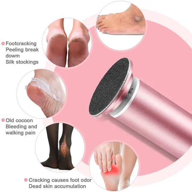 Alt view image 5 of 6 - 120 Pieces Replacement Sandpaper Discs for Electric Foot File Adjustable Speed Callus Remover Tool Sandpaper Pad Disks Replaceable for Men Women Dead Cracked Hard Skin