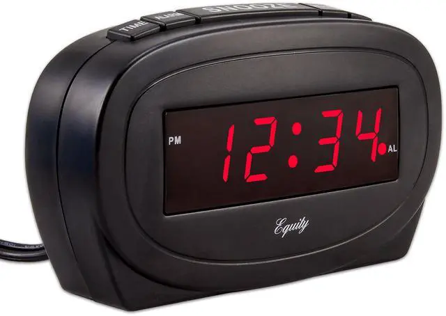 Main image of 30228 LED Alarm Clock,Black 4.50"W x 1.85"D x 2.65"H