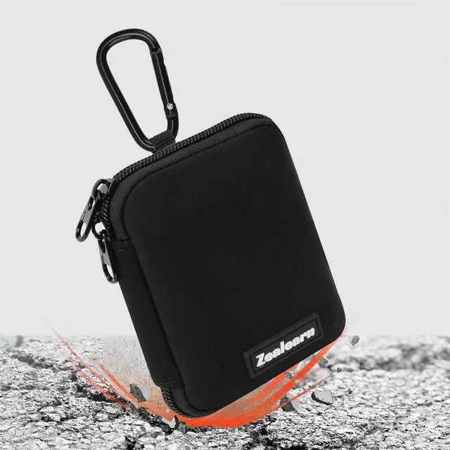 Alt view image 6 of 7 - USB Flash Drive Case with Labels, 6 Slots USB Organizer, USB Case,USBs Drives Cases, USBs Storage Cases Organizer,Thumb Drives Pouch,Compatible with Samsung/Sandisk/Jump Drive,etc, Black