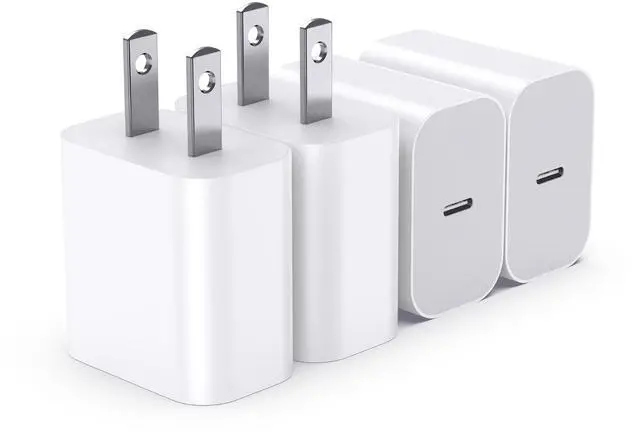 Main image of USBC Charger Block for iPhone 17 Charging Plug,MFI Certified Fast USB C Wall Cube 4Pack Power Adapter for iPhone 17/Air/16/16E Pro/Plus/Pro Max/15/14/13/12/11,for iPad Air/Mini USB-C Charge Brick Box