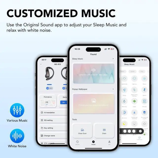 Alt view image 7 of 7 - AI Translation Earbuds Real Time, 144 Language Translator Earbuds for iPhone and Android, 80H Playtime,3-in-1 Translation Headphones Translating Device, for Travel/Business/Meeting/Learning (Black)