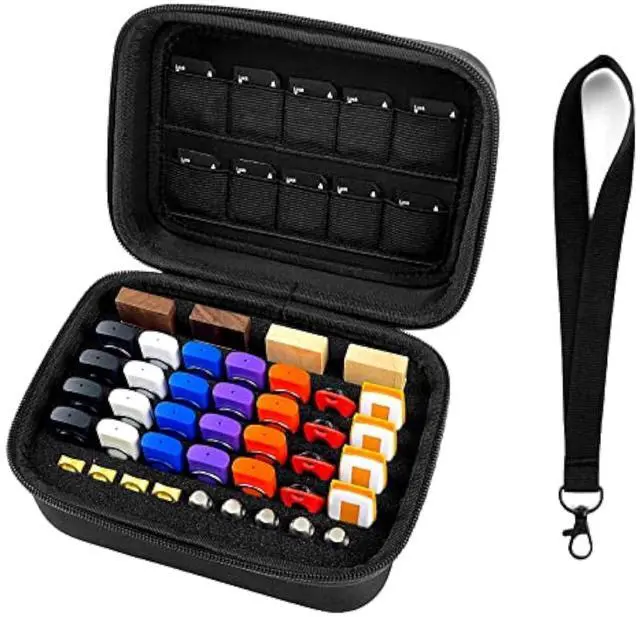 Main image of USB Flash Drive Case Memory Card Holder Thumb Drive Organizer USB Drives Storage Box for Sandisk/Samsung/SamData/Inland/PNY/Netac/JBOS (Case Only with Label and Strap)
