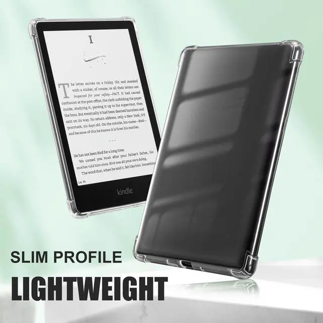 Alt view image 6 of 7 - Clear Case for 7" All-New Kindle Paperwhite 12th Gen 2024 & Kindle Colorsoft Signature Edition (2024 Release) - Ultra Slim Soft TPU Transparent Cover & Lightweight, Clear