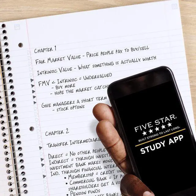 Alt view image 3 of 6 - Spiral Notebook + Study App, 5 Subject, College Ruled Paper, Fights Ink Bleed, Water Resistant Cover, 8-1/2" x 11", 200 Sheets, Color Will Vary (06208)