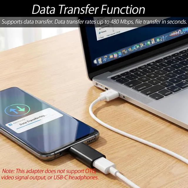 Alt view image 5 of 7 - 3 Micro USB Male to USB C Female & 3 Type C Male to Micro USB-Female, Support Charge Data Sync Compatible with Phones Tablets