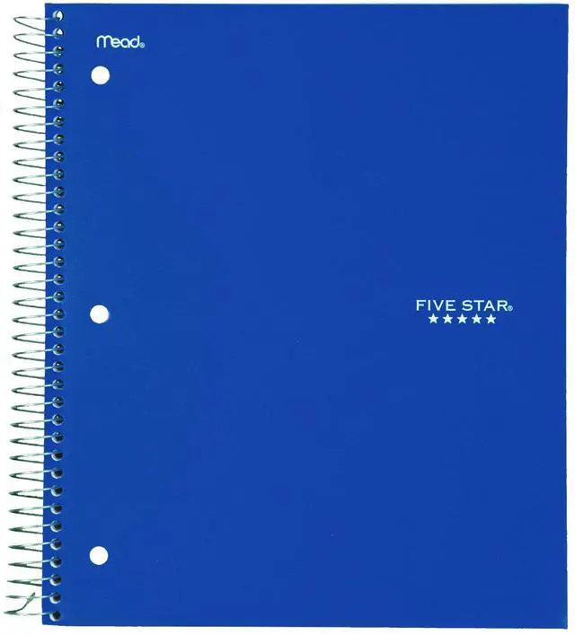 Alt view image 5 of 7 - 06210 Wirebound 3-Subject Notebook, College Rule, 11 x 8 1/2, 150 Sheets, Assorted