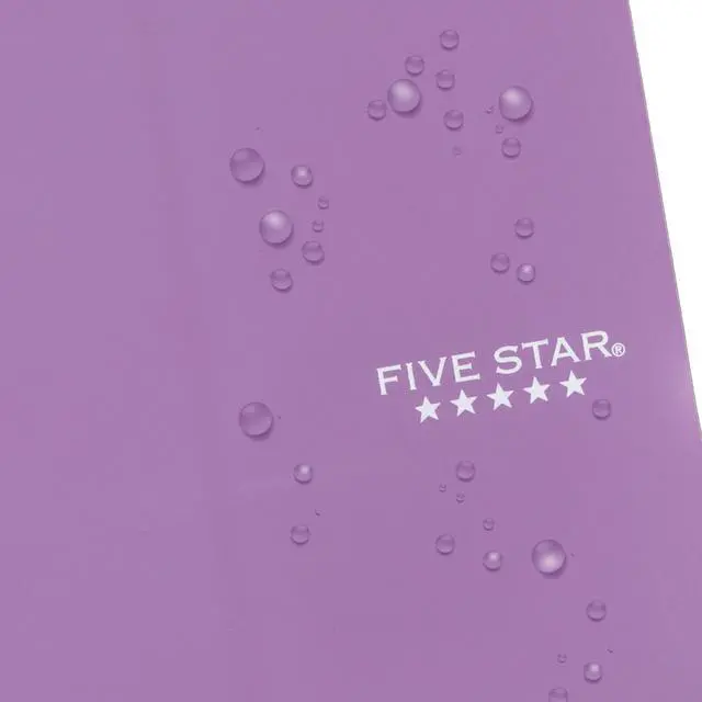 Alt view image 6 of 7 - Spiral Notebook, 1 Subject, College Ruled Paper, 4-3/8" x 7", Personal Size, 80 Sheets, Fights Ink Bleed, Water Resistant Cover, Amethyst Purple (450048CF1-ECM)