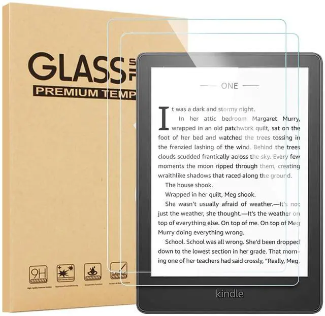 Main image of Screen Protector for 6.8'' Kindle Paperwhite 11th Generation 2021&Kindle Paperwhite Signature Edition,9H Tempered Glass Film for Kindle,HD Clear,Bubble Free,Scratch-Proof,Case Friendly-2 Pack