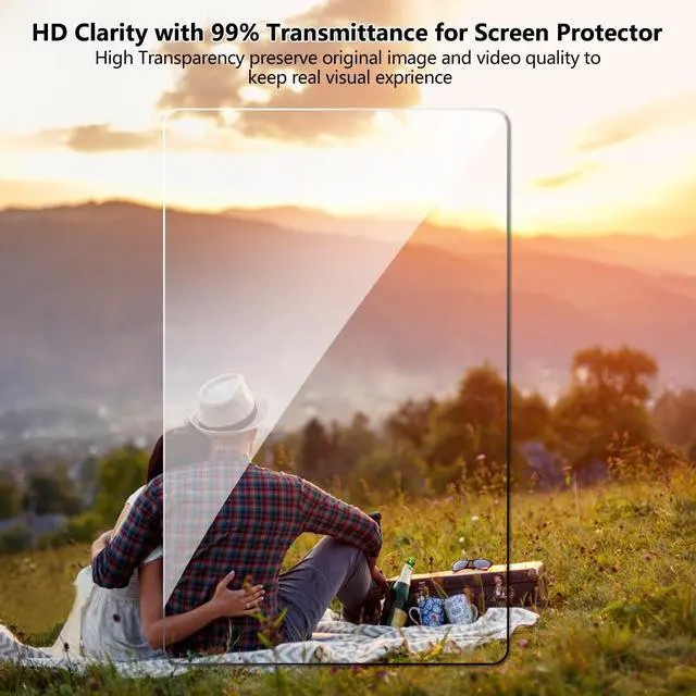 Alt view image 5 of 5 - Screen Protector for 6.8'' Kindle Paperwhite 11th Generation 2021&Kindle Paperwhite Signature Edition,9H Tempered Glass Film for Kindle,HD Clear,Bubble Free,Scratch-Proof,Case Friendly-2 Pack