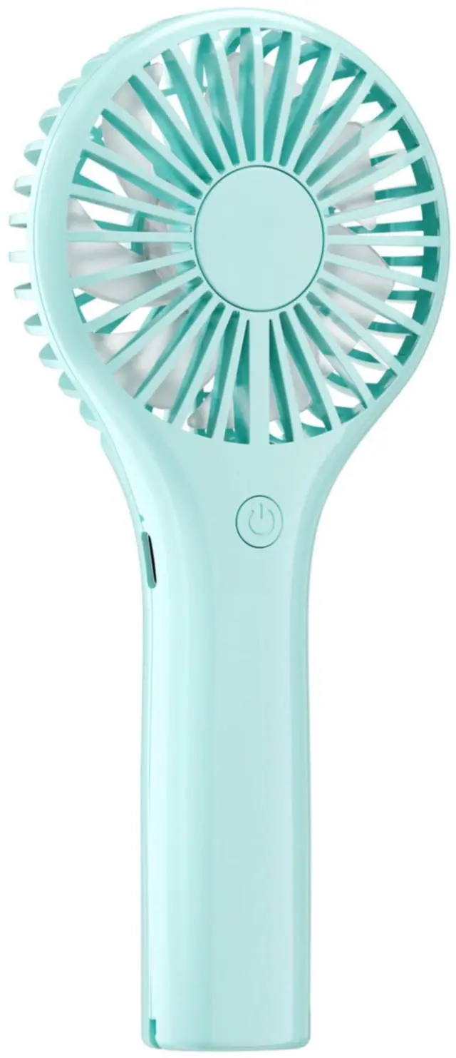 Main image of Portable Mini Fan - Powerful Personal Handheld Fan with 3 Speeds, Cute and Small, USB Rechargeable for Travel/Lash/Makeup/Outdoor/Home, Blue