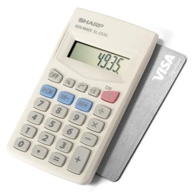 Alt view image 2 of 5 - EL233SB Standard Function Calculator