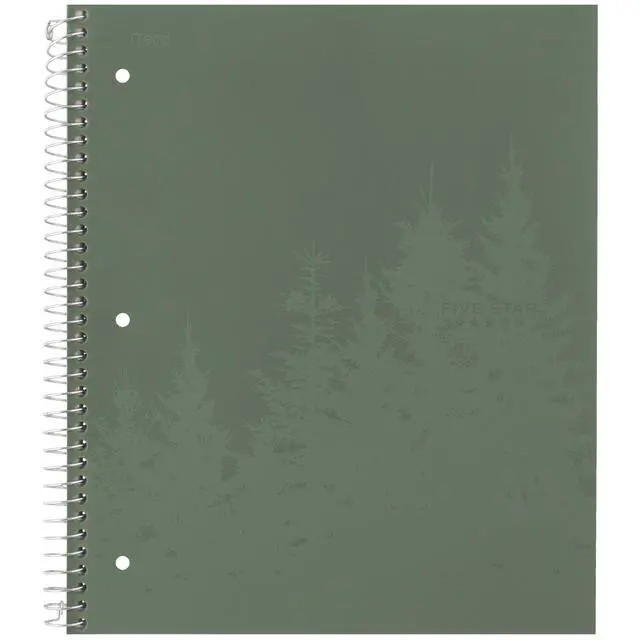 Alt view image 7 of 7 - Spiral Notebook + Study App, 4 Pack, 1 Subject, Recycled College Ruled Paper, 8-1/2" x 11", 100 Sheets, Fights Ink Bleed, Includes 3 Colors + 1 Randomly Selected Color (820046-ECM24)
