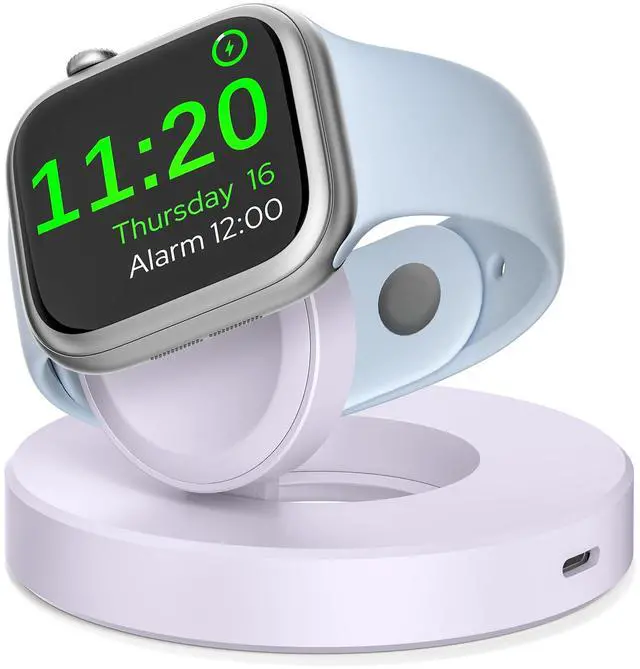 Main image of for Apple Watch Ultra 3 Charger,5W Foldable Magnetic Charging Dock with USBC & Lightning Power Port,Portable Type C Wireless Charging Stand for iWatch Series 11 10 9 8 7 6 5 4,Ultra SE 3 2 1