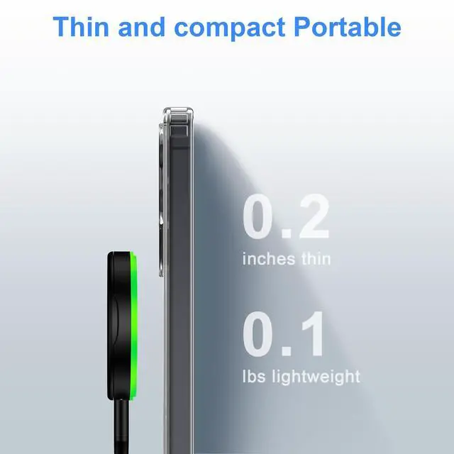 Alt view image 6 of 7 - 25W Magnetic Wireless Charger Android for Samsung Galaxy S26 Ultra/S25/S24/S23/S22/S21/S20, Magsafe Charger for iPhone 17/16/15/14/13/12 Series, Wireless Super Fast Charging Pad for Google Pixel 10A