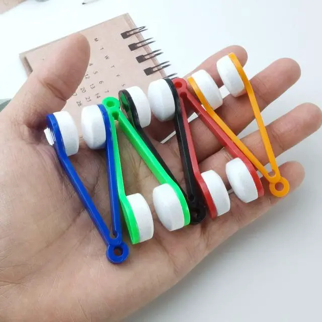 Alt view image 3 of 5 - 40PCS Mini Sun Glasses Eyeglass Microfiber Spectacles Cleaner Brush Cleaning Tool, 5 Colors
