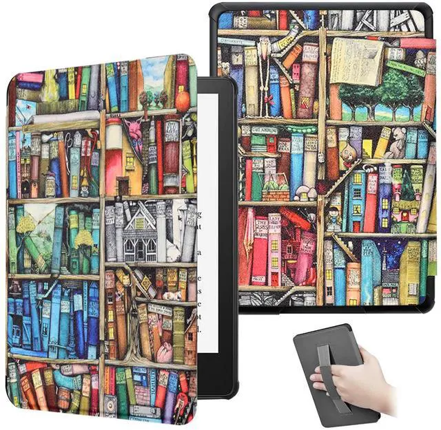 Main image of Case for 7'' Kindle Paperwhite 12th Generation and Kindle Colorsoft Signature Edition 2024 Released - Lightweight Durable Premium PU Leather All New Cover with Hand Strap, Auto Wake/Sleep