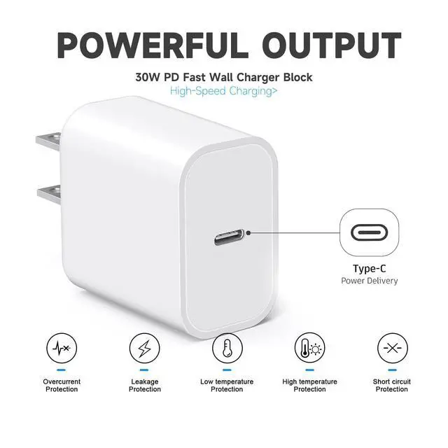 Alt view image 4 of 6 - 6FT 20W USB type C Charger Fast Charging for iPhone 16e 16 15,iPad 11 A16 2025 Air Pro 13/12.9,10th, 5/4, AirPods 4 4th ,AirPods Pro 2nd Gen, AirPods Max 2024, Beats Solo 4/Powerbeats Pro 2 Cable Cord