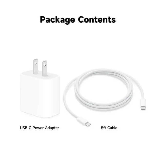 Alt view image 5 of 6 - 6FT 20W USB type C Charger Fast Charging for iPhone 16e 16 15,iPad 11 A16 2025 Air Pro 13/12.9,10th, 5/4, AirPods 4 4th ,AirPods Pro 2nd Gen, AirPods Max 2024, Beats Solo 4/Powerbeats Pro 2 Cable Cord