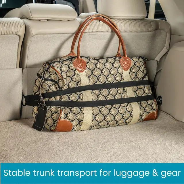 Alt view image 4 of 7 - HoldTight Car Purse Holder, Grocery Bag Holder and Package Strap for the Front Seat, Back Seat or Trunk - 2-pack