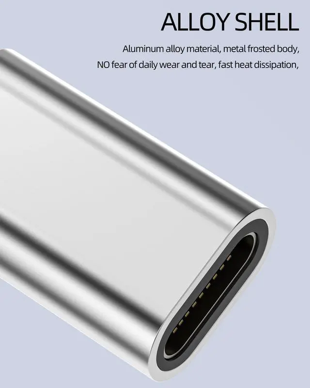 Alt view image 6 of 7 - USB C Male to Lightning Female 3pack Charging Cable Adapter Apple iPhone15 Pro Max Plus Ipad Pro Air Mini Type Charger Connector Compatible for Galaxy Note S9 S10 S20 S21 S22 S23 Ultra Z Flip LG Cord