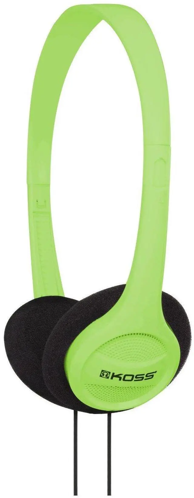 Main image of KPH7G Portable On-Ear Headphone with Adjustable Headband - Green, 8.7 x 6.2 x 2.0