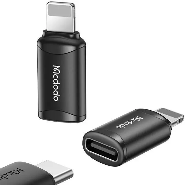 Main image of USB C to Lightning Adapter 2 Pack,Type C Female to Lightning Male Adapter Cable,Supports Fast Charging Data Transfer for iPhone 14/13/12/11/8 X XR/XS/SE/7/Pro/Plus/Pro Max/ipad/iPod/AirPods