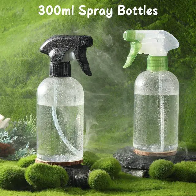 Alt view image 7 of 7 - Spray Bottle Empty Spray Bottles PET -10 oz/300 ml Plastic Water Sprayer bottles Refillable Containers Fine Mist Small Spray Bottles for HairCleaning Solutions, Cooking