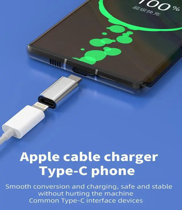 Alt view image 7 of 7 - 3Pack USB C Male to Compatible for Lightning Female Adapter Compatible with Apple iPhone15 Pro Max Plus Ipad Pro Air Mini for Galaxy Note S23 S20 S21 LG Charging Type C Charger Connector Cable