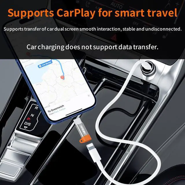 Alt view image 5 of 7 - 8-Pin to USB C Adapter 4 Pack,27W PD Fast Charging 480Mbps Data Transfer,Type C Charger Connector Cable for Phone 15/16/17 Pro Max Pad Pro Ga-laxy,Not for Headphones/OTG/Flash Drive/Pencil Gray